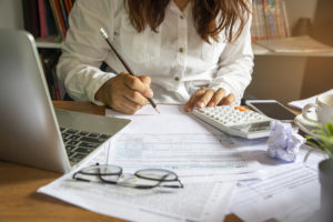 self employed tax bill
