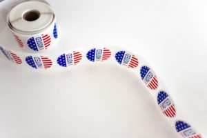 "I voted" stickers