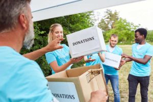 a group of nonprofit workers