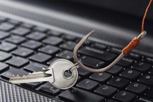 concept art of a phishing attack