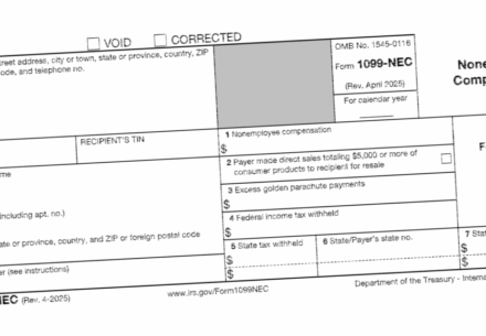 form 1099 new from 2025.