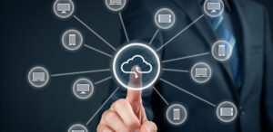 cloud computing concept art.