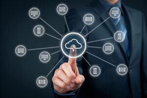 cloud computing concept art.